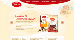 Desktop Screenshot of carstens-marzipan.de